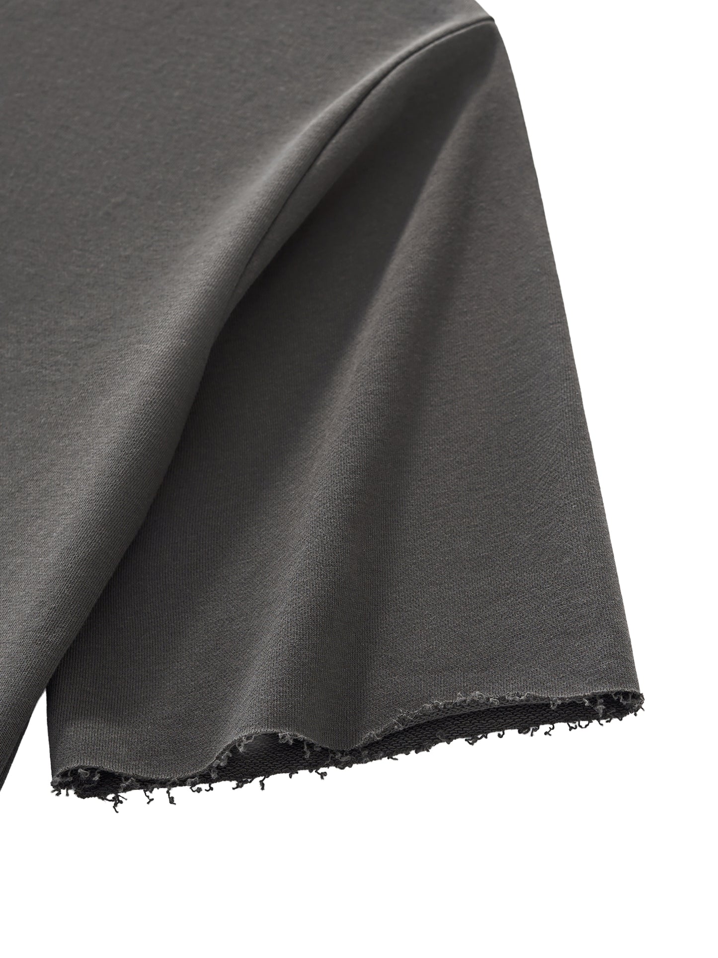 2005 mmv Boxy Half-Sleeve Raw-Edge T-Shirt